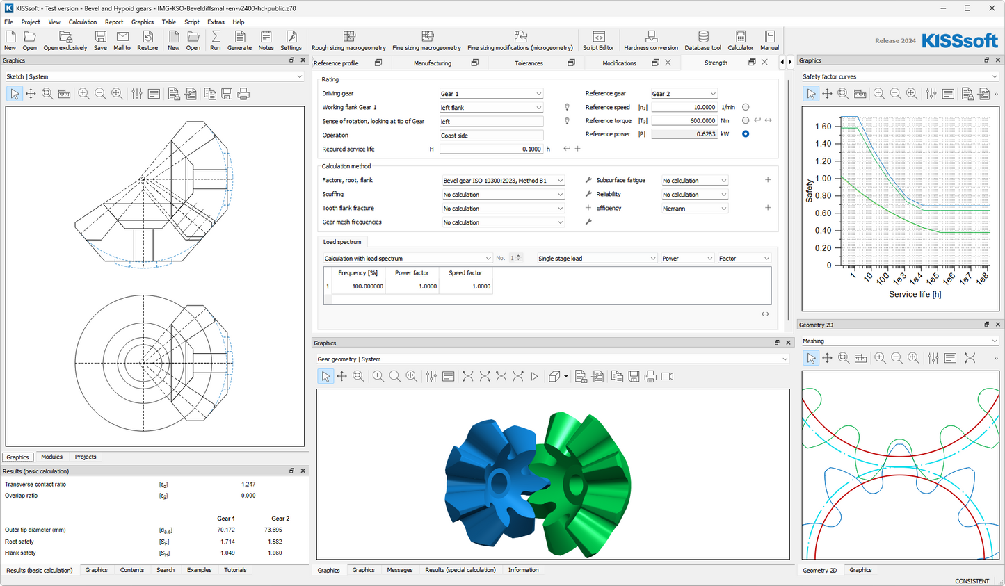 Bevel gears