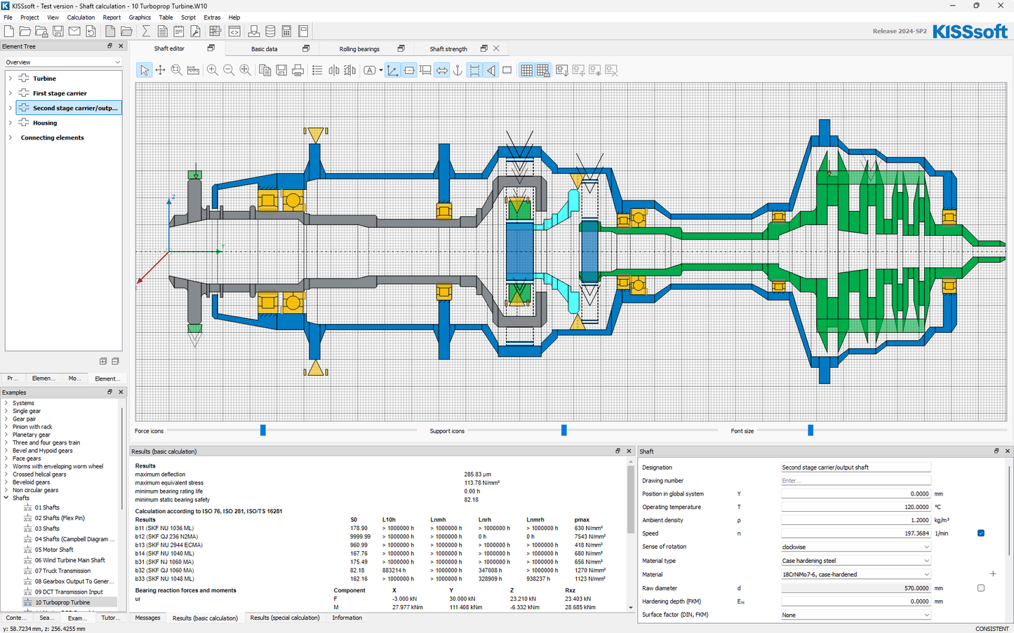 Shafts and bearings