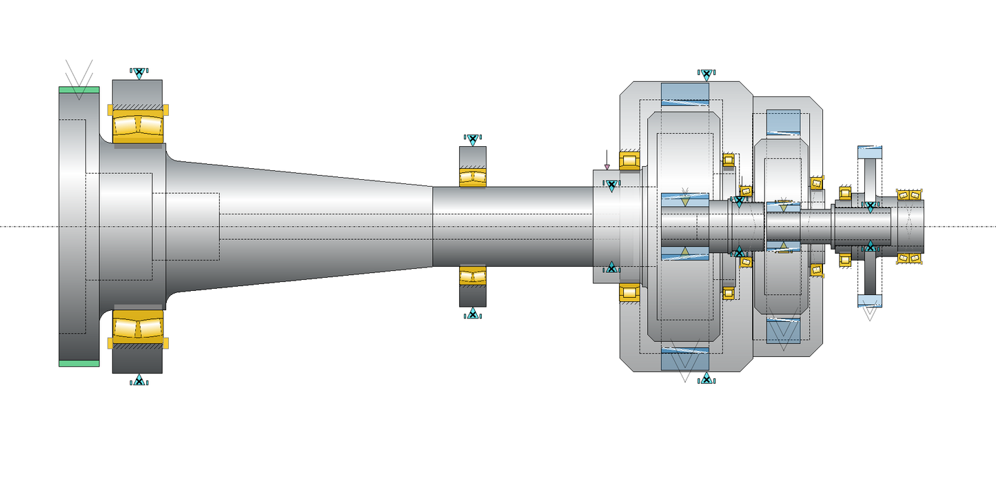 Shafts and bearings