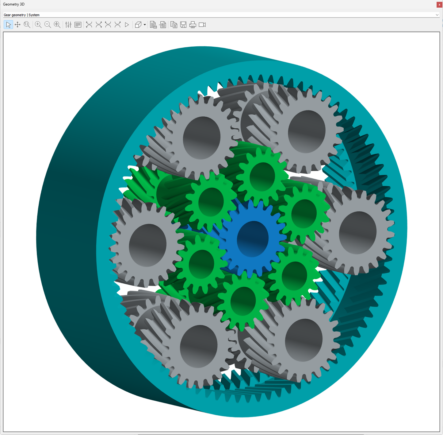 Cylindrical + Planetary gears
