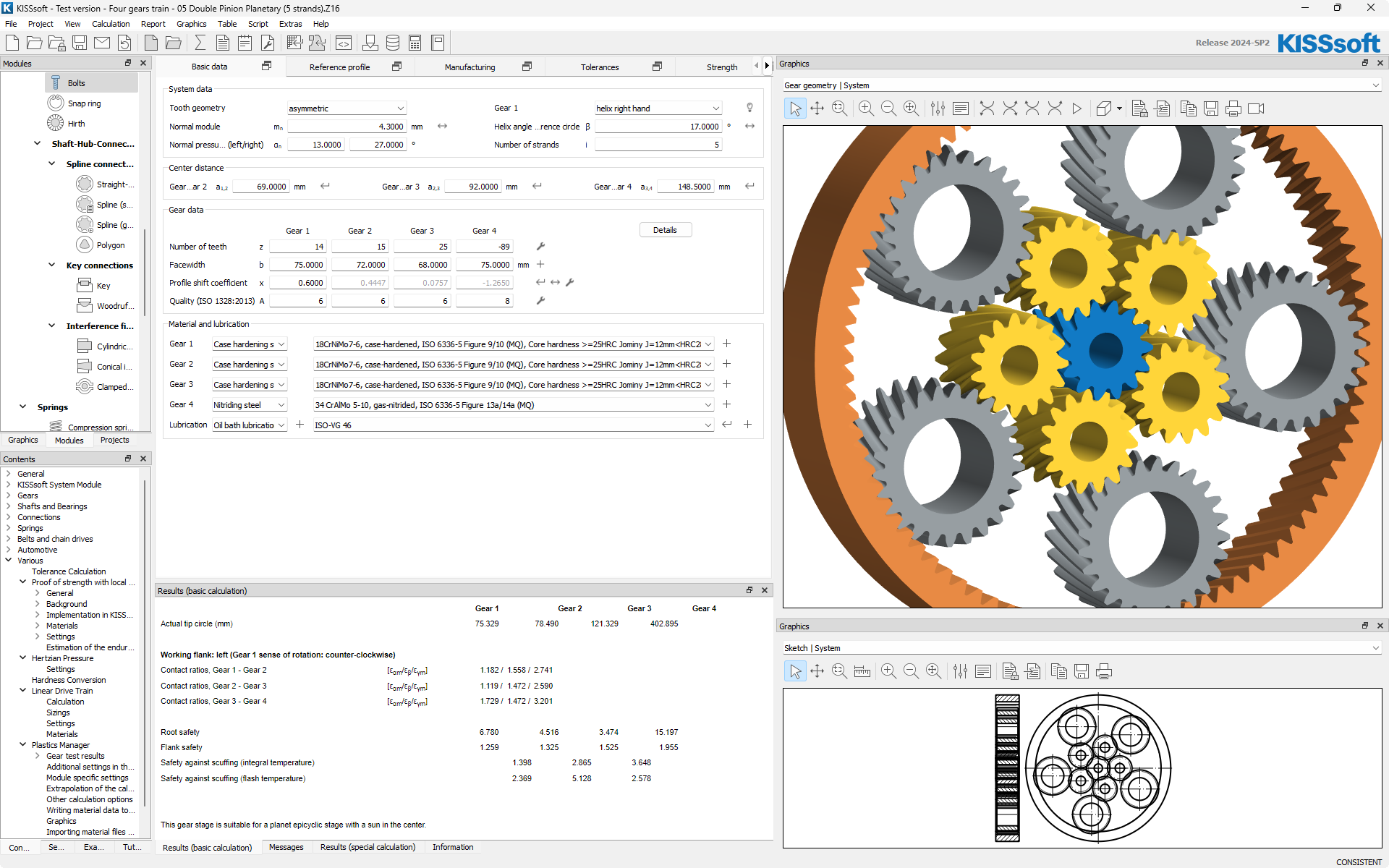 Gear Modelling Cylindrical + Planetary gears – KISSsoft AG